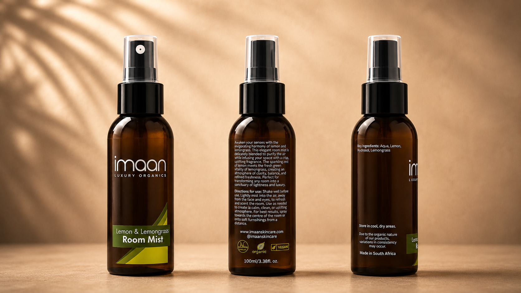 Room & Linen Mist (Lemon & Lemongrass )